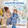 Transparenter Kinderschirm 70,5x69,2cm Transparent Blau POE Unterwasser