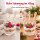 Weihnachts Dessertlöffel 14,5cm Bunt Creme Melamin Teelöffel 3er Set