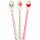Latte Macchiato Löffel lang 22cm Cremeweiß - Melamin Weihnachten Set