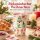 Trinkbecher Melamin 400ml Bunt Creme Rosa Weihnachtsdesign Becher