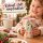 Trinkbecher Melamin 400ml Bunt Creme Rosa Weihnachtsdesign Becher