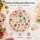 Melamin Teller Weihnachten 16cm Bunt Beige - Kuchenteller klein rund