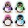 Taschenwärmer Pinguin 1,5x8,5 cm Schwarz Bunt Wärmespender unterwegs