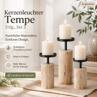 Kerzenhalter Tempe im 3er-SET