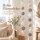 Hängedeko Muscheln 180cm Bunt Beige Dunkelgrau Weiß Capiz Girlande