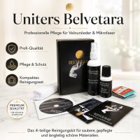 Uniters Belvetara Reinigungskit Set 4-teilig - Black midi Kit