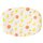 Melamine Rectangular Plate with Happy Fruits Print