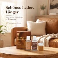 Midi Natural Leather Care SET Schutz- und Reinigungscreme für Natur Anilin und Semi-Anilin