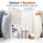 Maxi Light Colored Leather Care Kit Reinigungs- und Schutzcreme für Farbübertragungen auf Leder