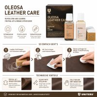 Oleosa Leather Care Reinigungs- und Schutzcreme für Saddle-Leder