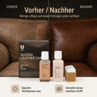 Oleosa Leather Care Reinigungs- und Schutzcreme für Saddle-Leder