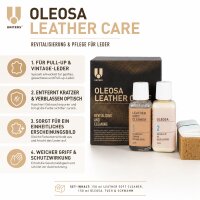 Oleosa Leather Care Reinigungs- und Schutzcreme für Saddle-Leder