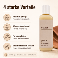 Leather Master Oleosa Cream Schutzcream für Saddler-Leder 250ml