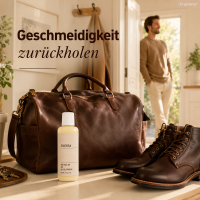 Ölleder Pflege 250ml Gelb Creme Ledercreme für Pull Up Leder