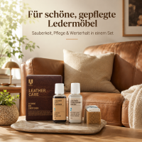 Midi Leather Care Reinigungs- und Schutzcreme für Ledermöbel