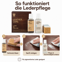 Midi Leather Care Reinigungs- und Schutzcreme für Ledermöbel