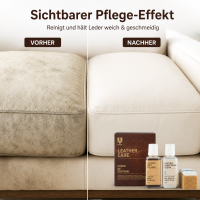 Midi Leather Care Reinigungs- und Schutzcreme für Ledermöbel