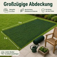 Vogelschutznetz Schwarz 2 x 5 m