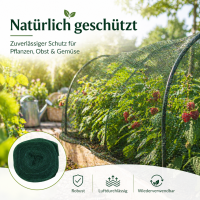 Vogelschutznetz Schwarz 2 x 5 m