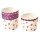 2 er Set Rice Cake Cup Förmchen ( rosa und lila )