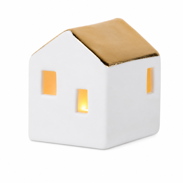 Mini LED Lichthaus - 4,5 x 4,5 x 5,5 cm
