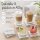 Glasuntersetzer "Lieblingsdrink" 4er-SET im Palettenstyle 10 x 10 cm