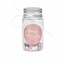 Giving Geschenkglas Von Herzen 3,5 x 6,5 cm