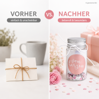 Giving Geschenkglas Von Herzen 3,5 x 6,5 cm
