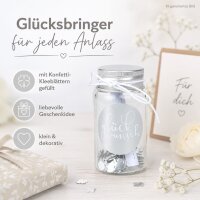 Giving Geschenkglas Glückwunsch 3,5 x 6,5 cm