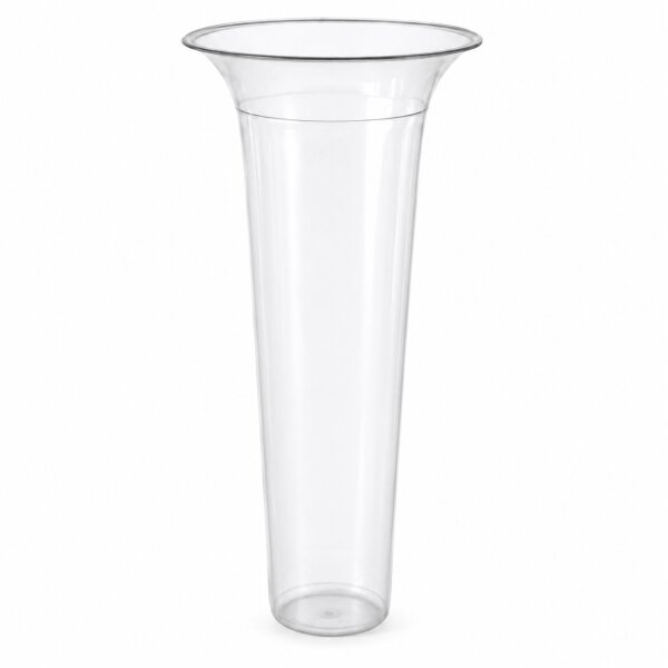 Bodenvaseneinsatz 32cm Transparent klar Kunststoff für Friedhofsvase