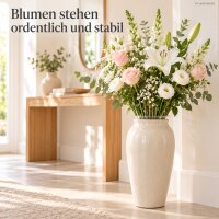 Bodenvaseneinsatz 32cm Transparent klar Kunststoff für Friedhofsvase