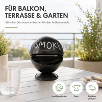 Sturmaschenbecher Smoke Rund