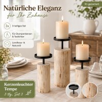 Kerzenhalter Tempe im 3er-SET