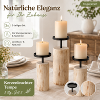Kerzenhalter Tempe im 3er-SET