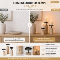 Kerzenhalter Tempe im 3er-SET