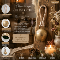 Dekoanhänger Kuhglocke Klein
