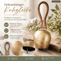 Dekoanhänger Kuhglocke Klein
