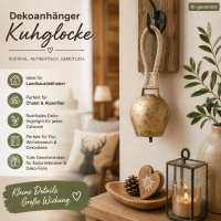 Dekoanhänger Kuhglocke Klein