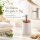 BONJA Seifenspender Wellness aus Dolomit & Bambus – 450 ml