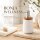 BONJA Seifenspender Wellness aus Dolomit & Bambus – 450 ml