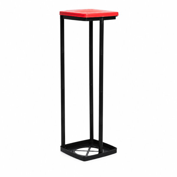 Müllsackständer 120L Höhenverstellbar mit Deckel und Klemmring