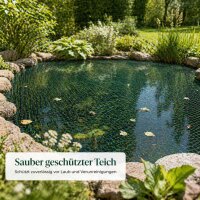Teichabdecknetz 6 x 10m, Masche 20x20mm