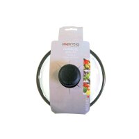 Testrut Glasdeckel mit Edelstahlrand 16 cm