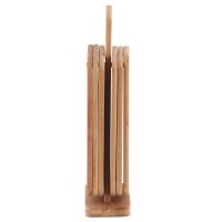 Brettchenständer, Bambus, 6 Stück