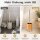 BONJA WC-Garnitur aus Bambus & Edelstahl – Toilettenbürste mit Halter