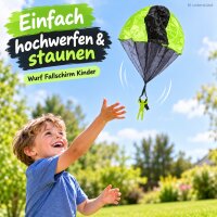Fallschirmspielzeug 51cm Bunt Kunststoff Kinder Fallschirmspringer