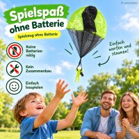 Fallschirmspielzeug 51cm Bunt Kunststoff Kinder Fallschirmspringer