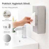Testrut Axentia Kosmetiktücherbox aus Edelstahl matt