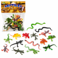 Reptilien Figuren Set 15-teilig für fantasievollen...
