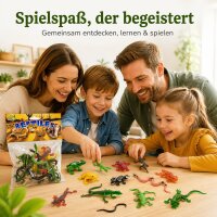 Reptilien Figuren Set 15-teilig für fantasievollen Spielspaß